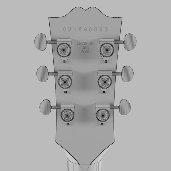 3d model guitar gibson les paul - Gibson Les Paul by mifody